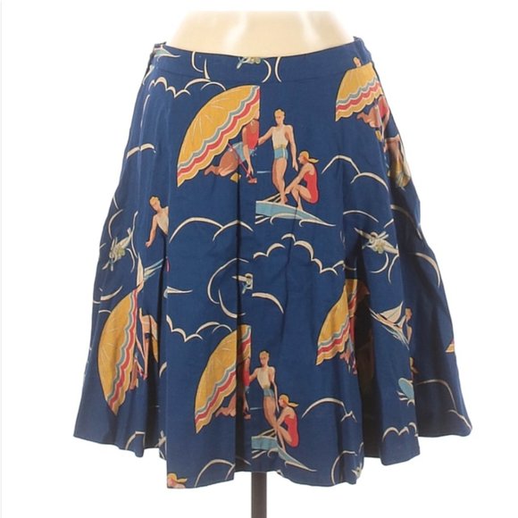 NWT Ralph Lauren Mikaela Retro Print Skirt - Picture 5 of 16
